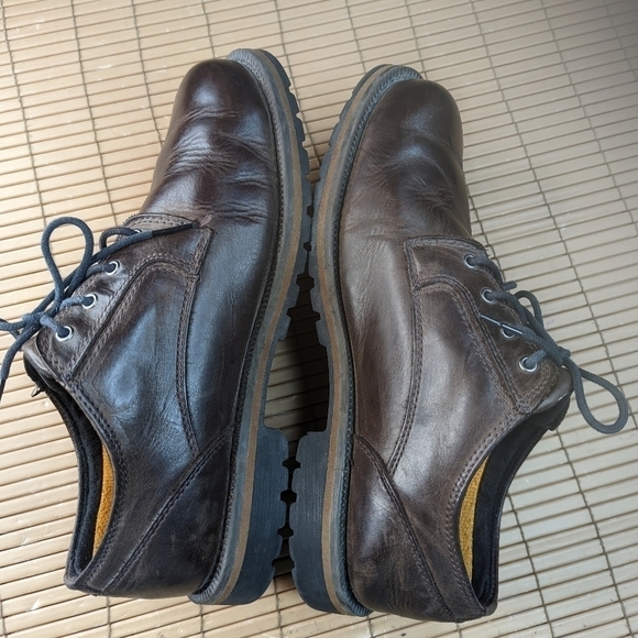 Timberland Earthkeepers Mens  Brown Leather Lace Up shoes sz 9W. 66pm